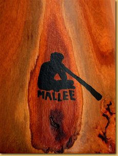 Mallee man on didge